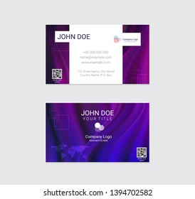 Business card vector design background