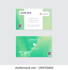 Business card vector design background
