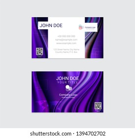 Business card vector design background