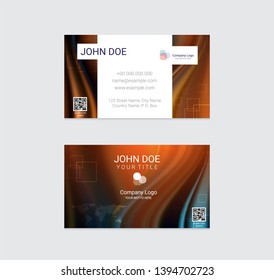 Business card vector design background