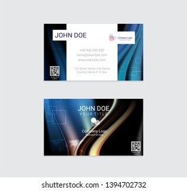 Business card vector design background