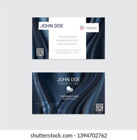 Business card vector design background