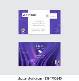 Business card vector design background