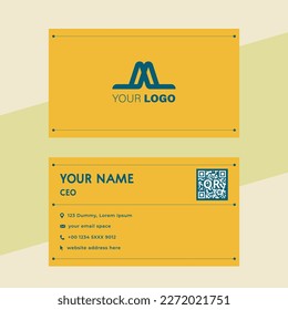 Business card vector design template.
