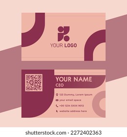Business card vector design template.