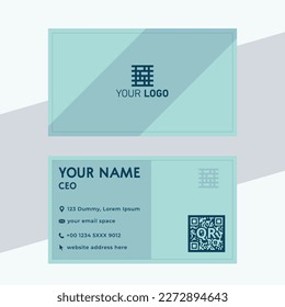 Business card vector design template