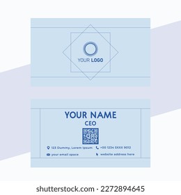 Business card vector design template