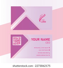 Plantilla de diseño de vectores de tarjetas de visita
