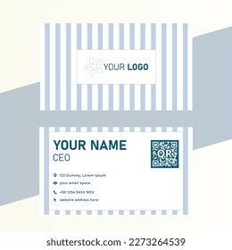 Business card vector design template.