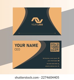 Business card vector design template.