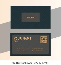 Business card vector design template.