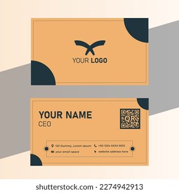 Business card vector design template.