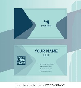 Business card vector design template.