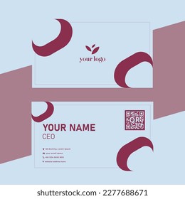 Plantilla de diseño de vectores de tarjetas de visita.