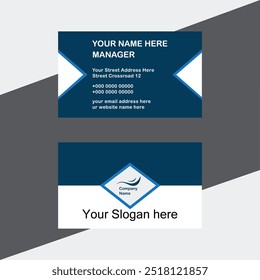 business card vector design template.