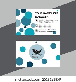 Plantilla de diseño de Vector de tarjeta de visita.