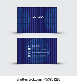 Business card vector design template background