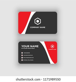 Business card. Vector. Exclusive and Modern design