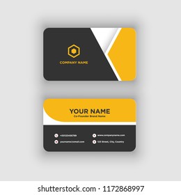 Business card. Vector. Exclusive and Modern design	
