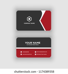 Business card. Vector. Exclusive and Modern design	
