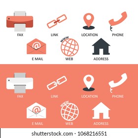 Business card vector icon