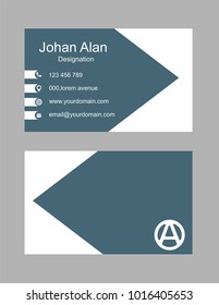Business card vector illustration