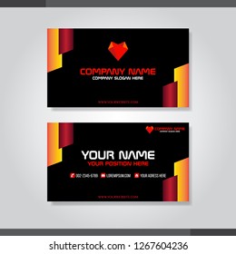 Business card vector illustration