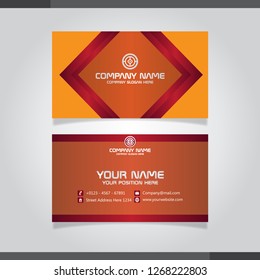 Business card vector illustration