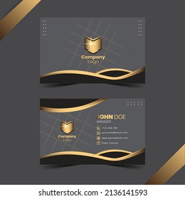 business card in vector illustration