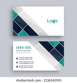 business card in vector illustration