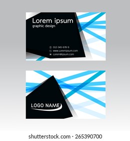 business card vector illustration