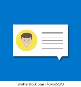 Business card vector illustration.