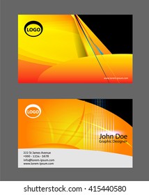 business card vector illustration
