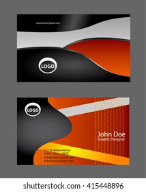business card vector illustration
