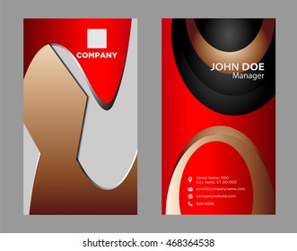 business card vector illustration
