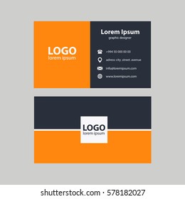 Business card vector illustration