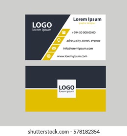 Business card vector illustration