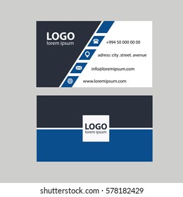 Business card vector illustration