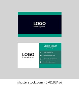 Business card vector illustration