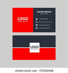 Business card vector illustration