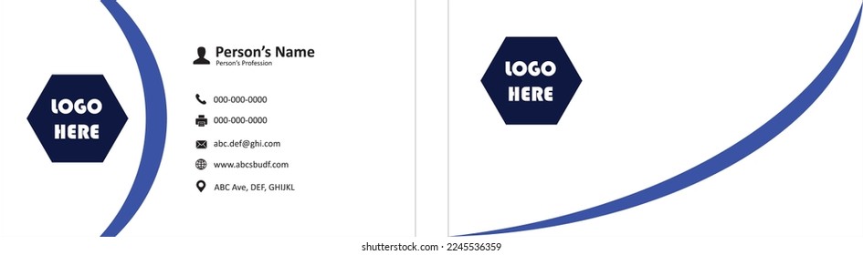 Business card, Vector Illustration, Vector Business cards, Modern Creative Business cards, Clean Business cards.