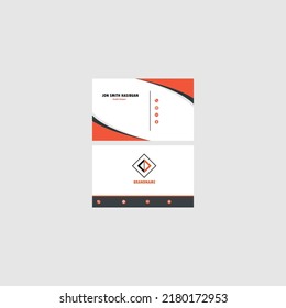 ilustración vectorial de tarjeta de negocios adecuada para tarjetas de empresa y otros