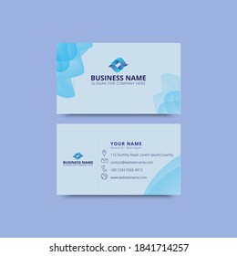 Tarjeta de visita. Plantilla de tarjeta profesional moderna, creativa y limpia.Eps.10