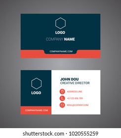 Business card. Vector. Modern design.