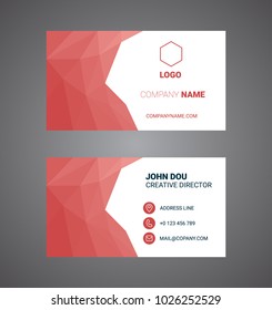 Business card. Vector. Modern design.