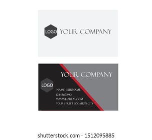 Business card. Vector. Modern design.