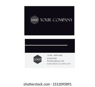 Business card. Vector. Modern design.