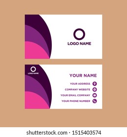 Business Card Vector Modern Template