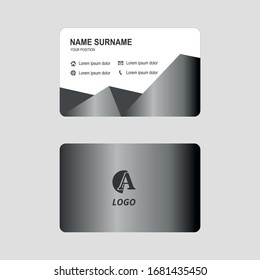 Business card vector simple design