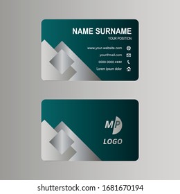 Business Card Vektorillustration - einfaches Design